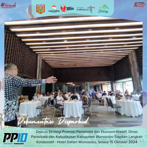 Diskusi Strategi Promosi Pariwisata dan Ekraf, Disparbud Wonosobo Siapkan Langkah Kolaboratif