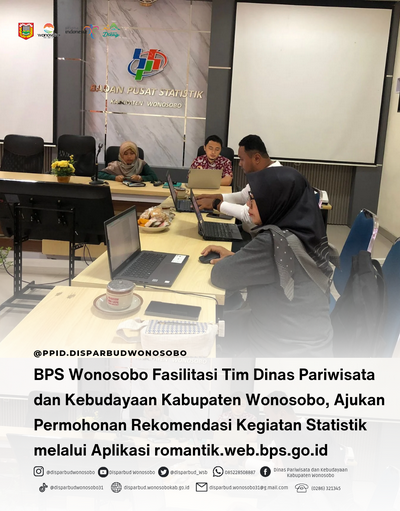 BPS Kabupaten Wonosobo Fasilitasi Disparbud Ajukan Rekomendasi Kegiatan Statistik