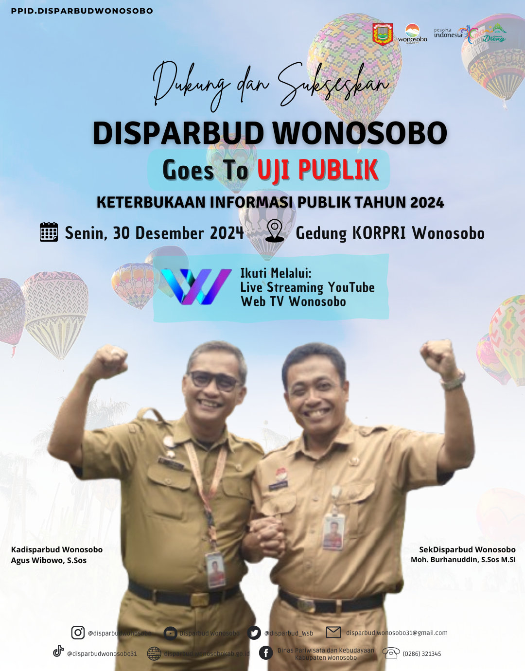PPID Pelaksana Disparbud Wonosobo Melangkah ke Tahap Uji Publik Keterbukaan Informasi Publik 2024