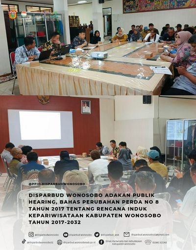Disparbud Wonosobo Gelar Public Hearing Bahas Revisi Perda No. 8 Tahun 2017