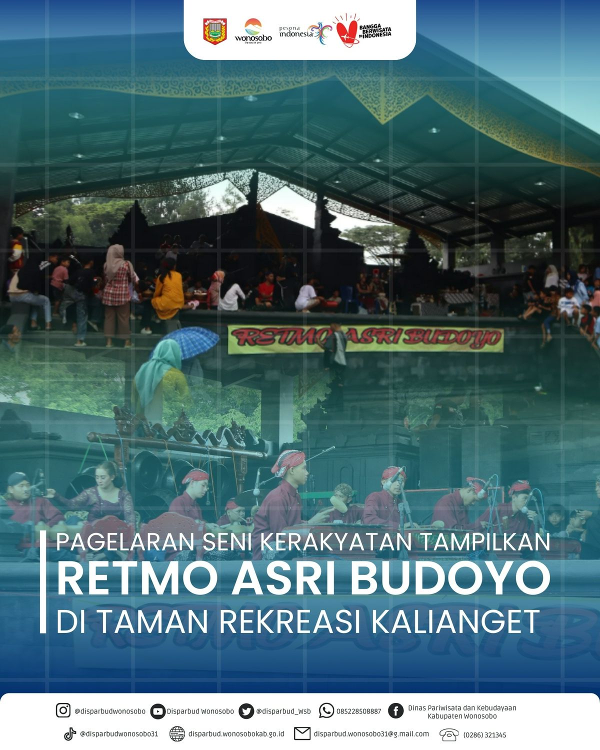 PAGELARAN SENI KERAKYATAN TAMPILKAN RETMO ASRI BUDOYO