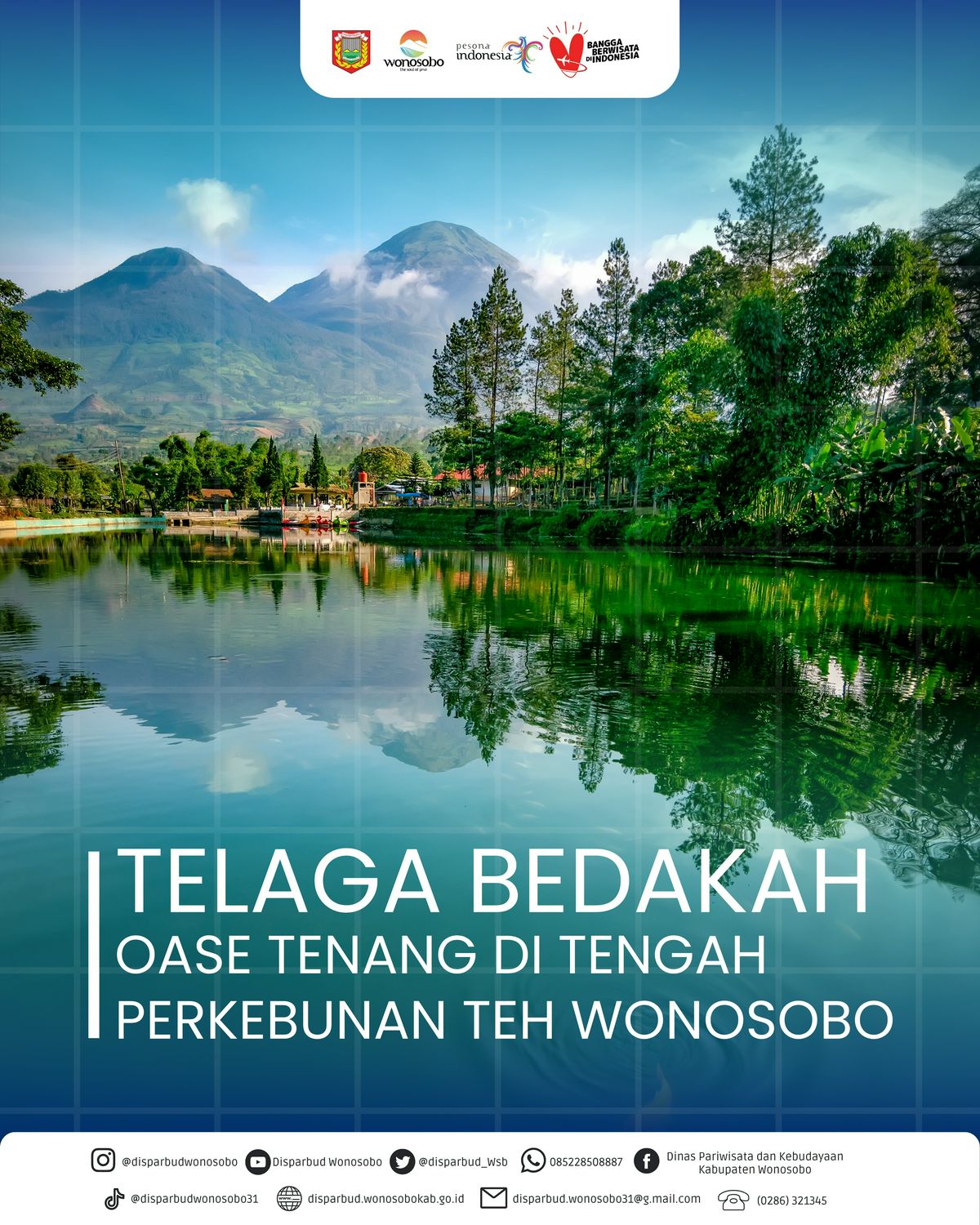 TELAGA BEDAKAH, OASE TENANG DI TENGAH PERKEBUNAN TEH WONOSOBO