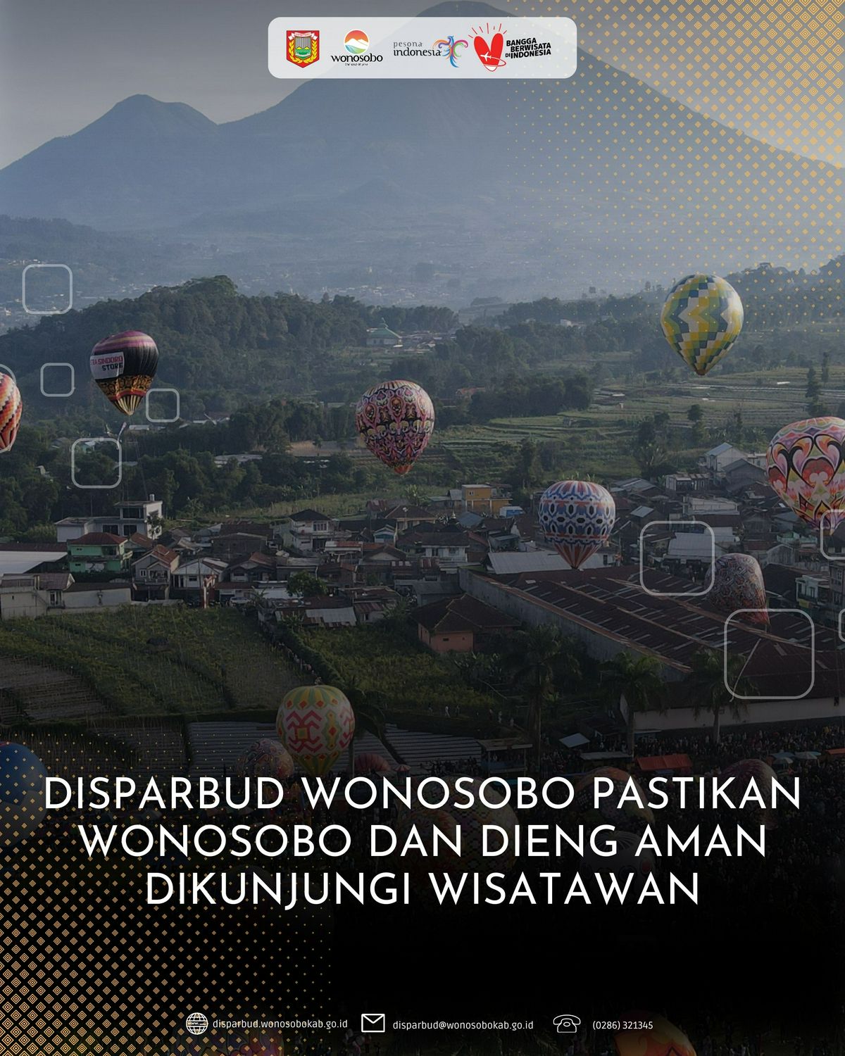 Disparbud Wonosobo Pastikan Wonosobo dan Dieng Aman Dikunjungi Wisatawan