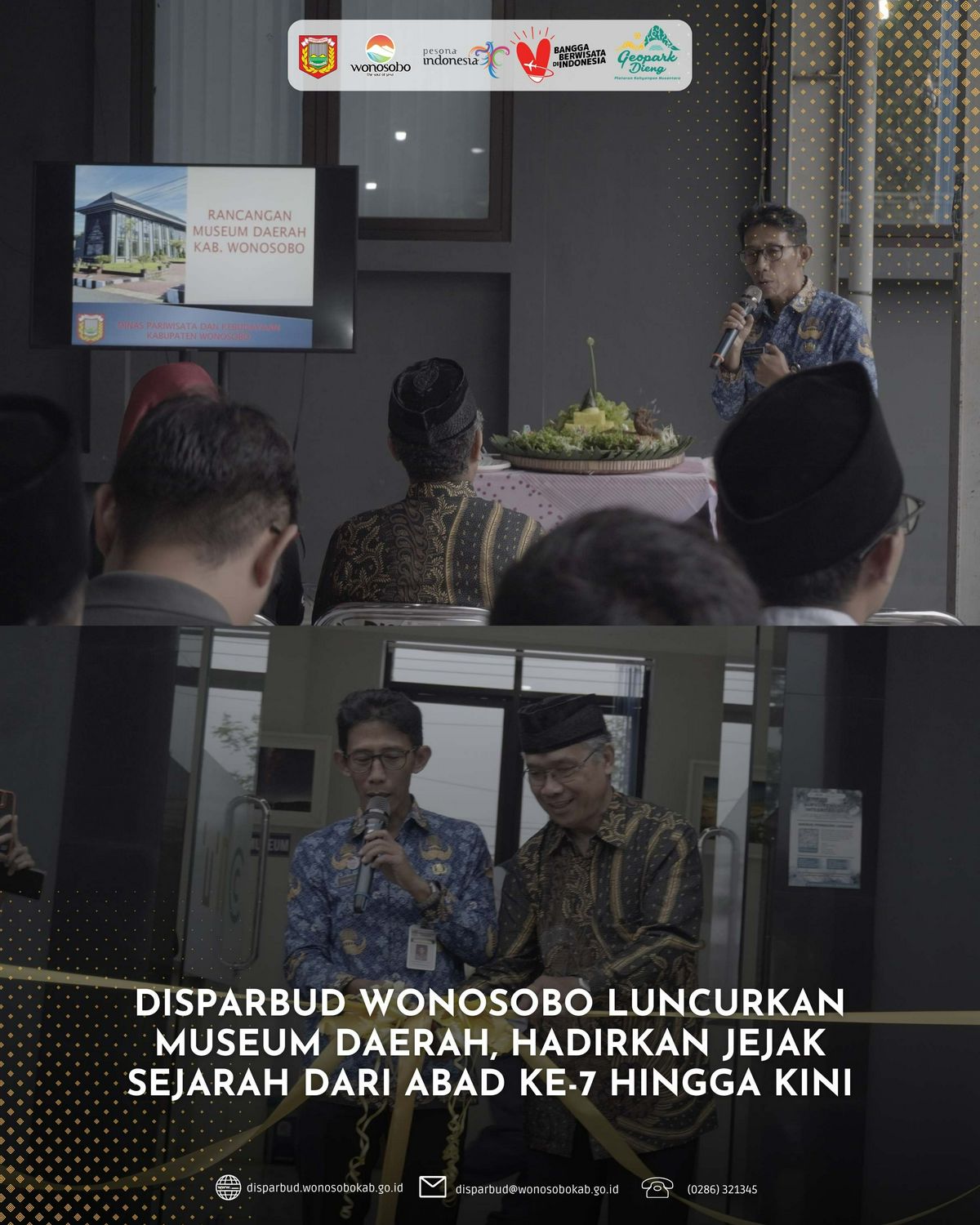 Disparbud Wonosobo Luncurkan Museum Daerah, Hadirkan Jejak Sejarah dari Abad ke-7 hingga Kini