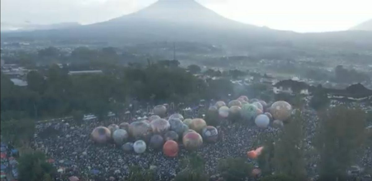 Puncak Festival Mudik 2026, Balon Udara Tradisional Wonosobo Tampil Memukau dan Siap Mendunia