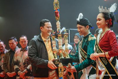 Narendra dan Kayla Raih Gelar Duta Wisata 2026 dalam Ajang Pemilihan Mas Mbak Wonosobo 2026